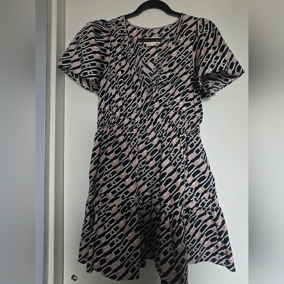 Anthropologie Dresses & Skirts - Somerset Black Red and White Mini Dress